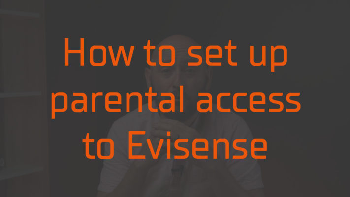 how to set up parental access to evisense